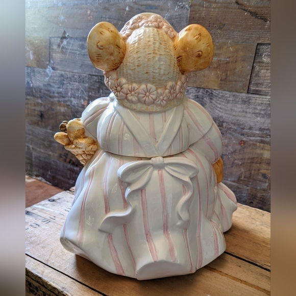 Vintage 1991 Ganz "Little Cheesers"  Musical "The Entertainer" Cookie Jar - Picture 5 of 12